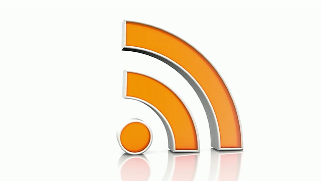 RSS图标光视频素材