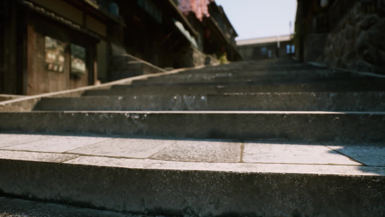 空荡荡的日本寺庙建筑视频下载