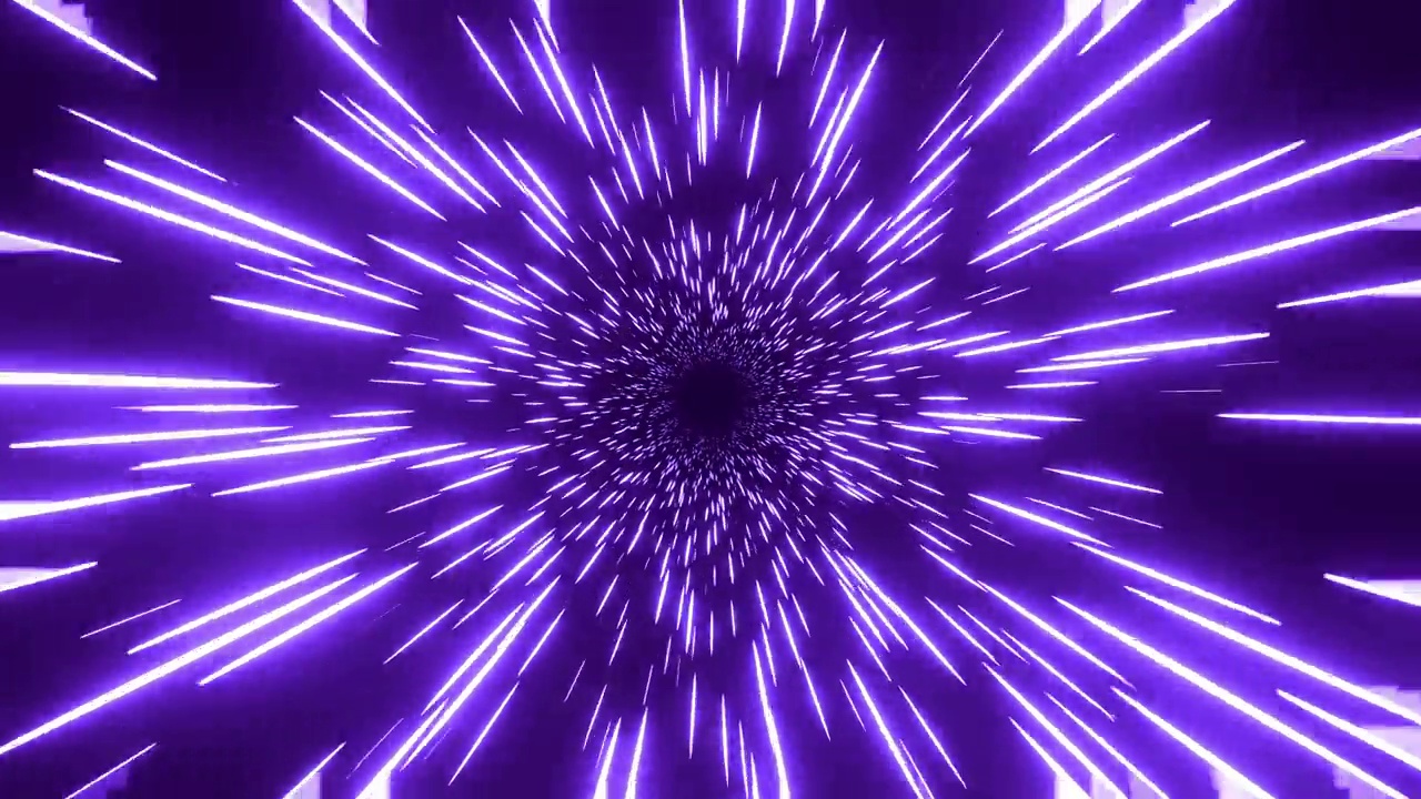 光速隧道。抽象创意宇宙科幻3D视频。毛圈的视频。超高速跳跃。叠加背景。无缝的动画。未来主义和令人印象深刻的设计视频下载