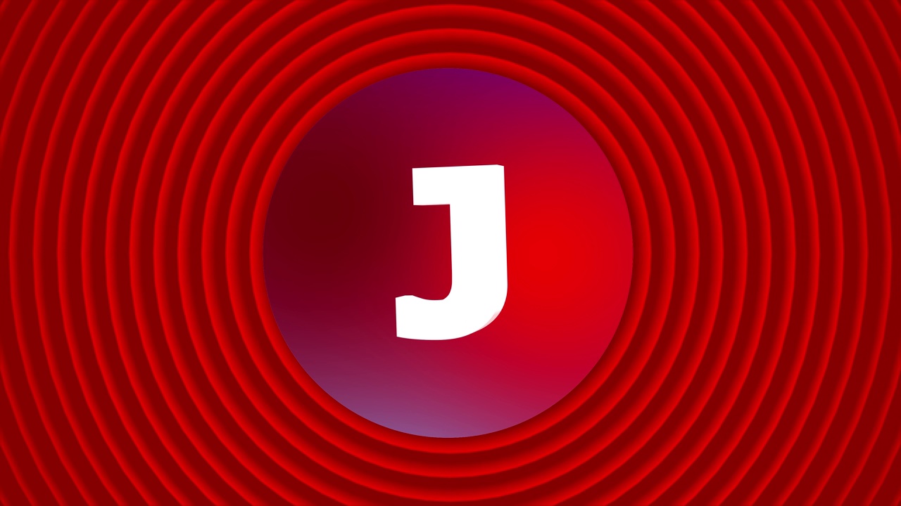 字母后期logo J动画视频下载