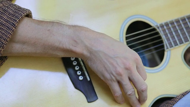 吉他手视频素材