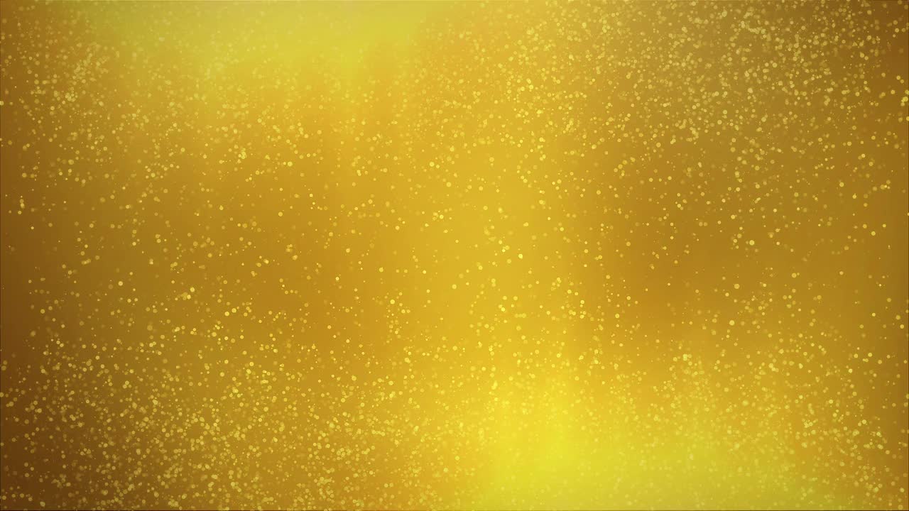 金色的颗粒闪闪发光的星星尘埃散景闪闪发光的奖项尘埃抽象背景。视频下载