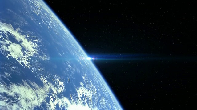 通信卫星轨道地球-电影视频素材