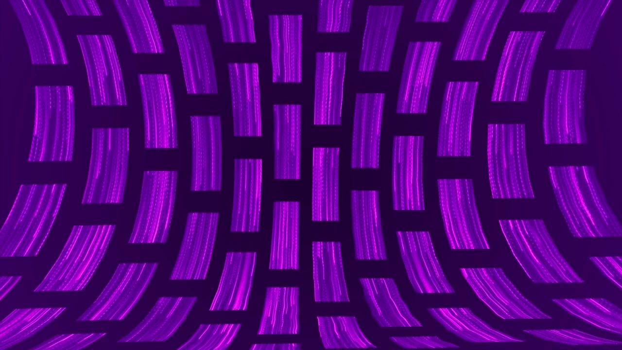 3D旋转盒子图案背景，紫色3D背景视频下载