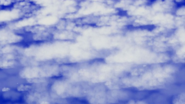 移动的云，无缝循环视频素材