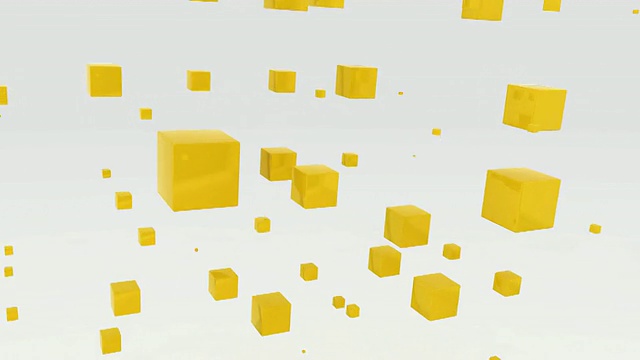 立方体的抽象视频素材