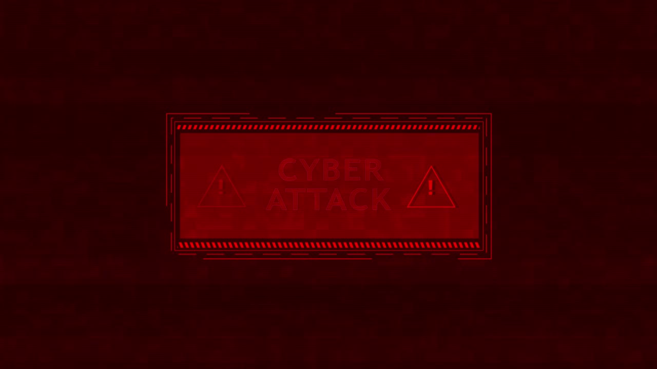 系统黑客信息后台代码后台病毒警告。恶意软件渗透,视频素材