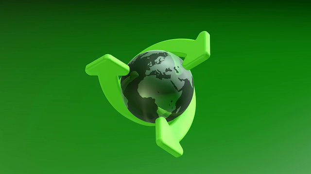 绿色的地球视频素材