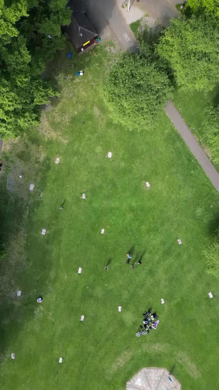英国剑桥的空中无人机视图视频下载