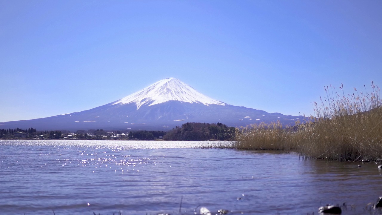 日本富士山，吉田，早晨视频下载