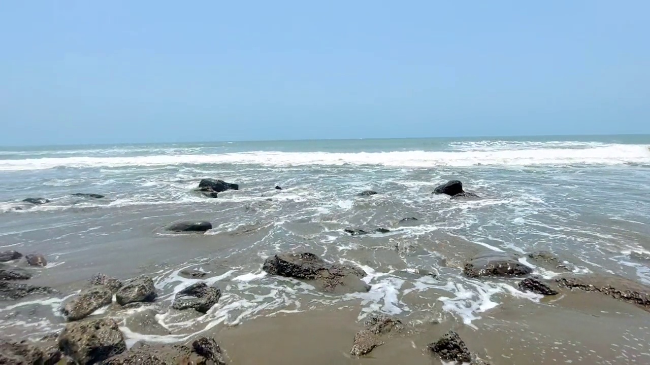 世界上最大的海滩，孟加拉国考克斯巴扎尔视频下载