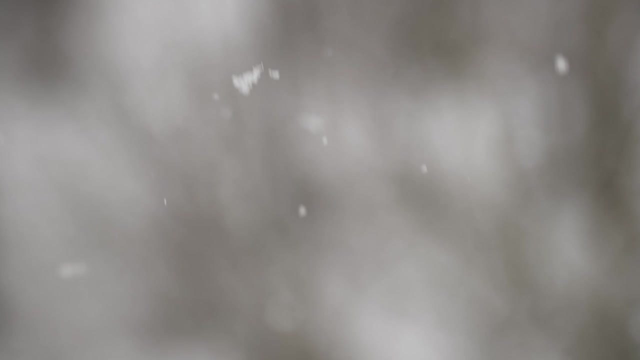 美丽的雪花在模糊的背景上视频下载