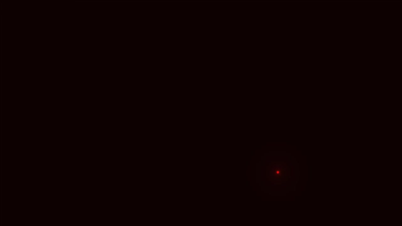 抽象的红色飞行线的点和发光粒子的能量神奇的明亮螺旋形状的圣诞新年树视频素材