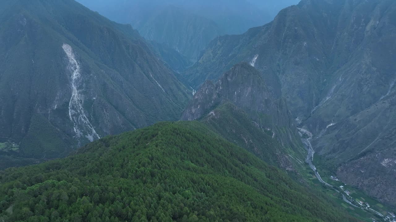 中国四川美丽的风景视频素材