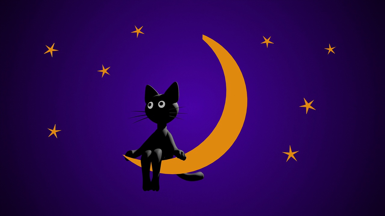月亮上的黑猫视频下载