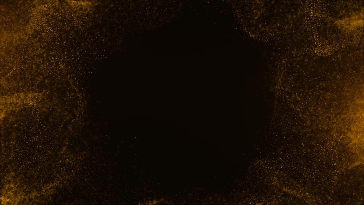 金色尘埃粒子抽象背景视频下载