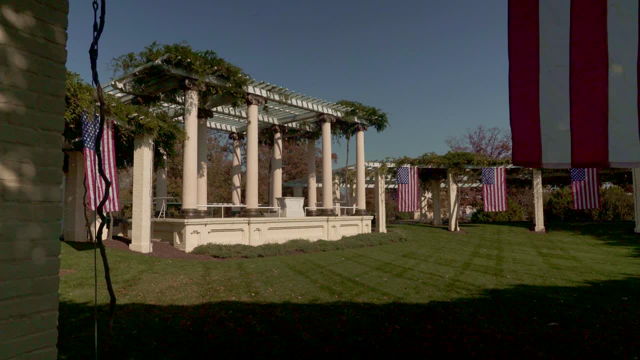 弗吉尼亚州阿灵顿阿灵顿国家公墓的坦纳圆形剧场视频下载