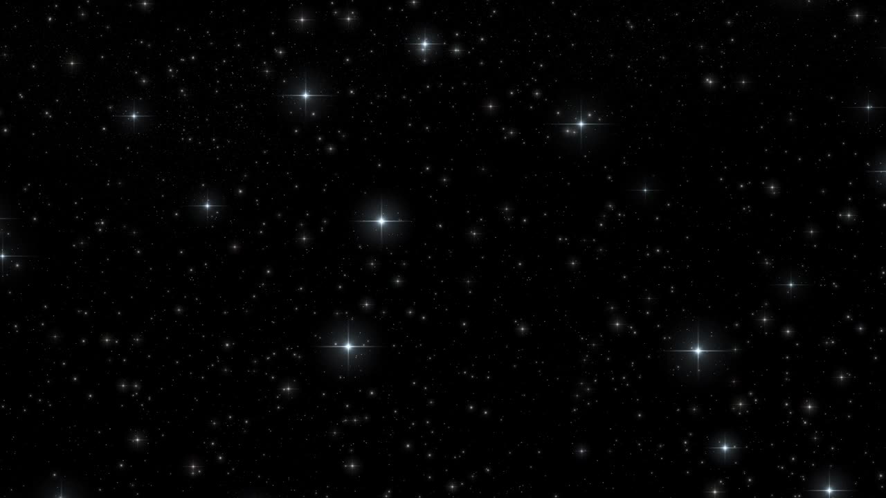 美丽的星空无缝。夜空闪烁的星星发光的循环动画。摘要闪烁的星星自然背景。空中魔术圣诞快乐新年快乐概念视频下载