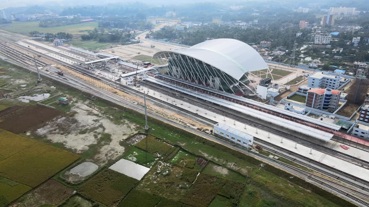 考克斯巴扎尔火车站孟加拉国标志性的火车站。视频下载