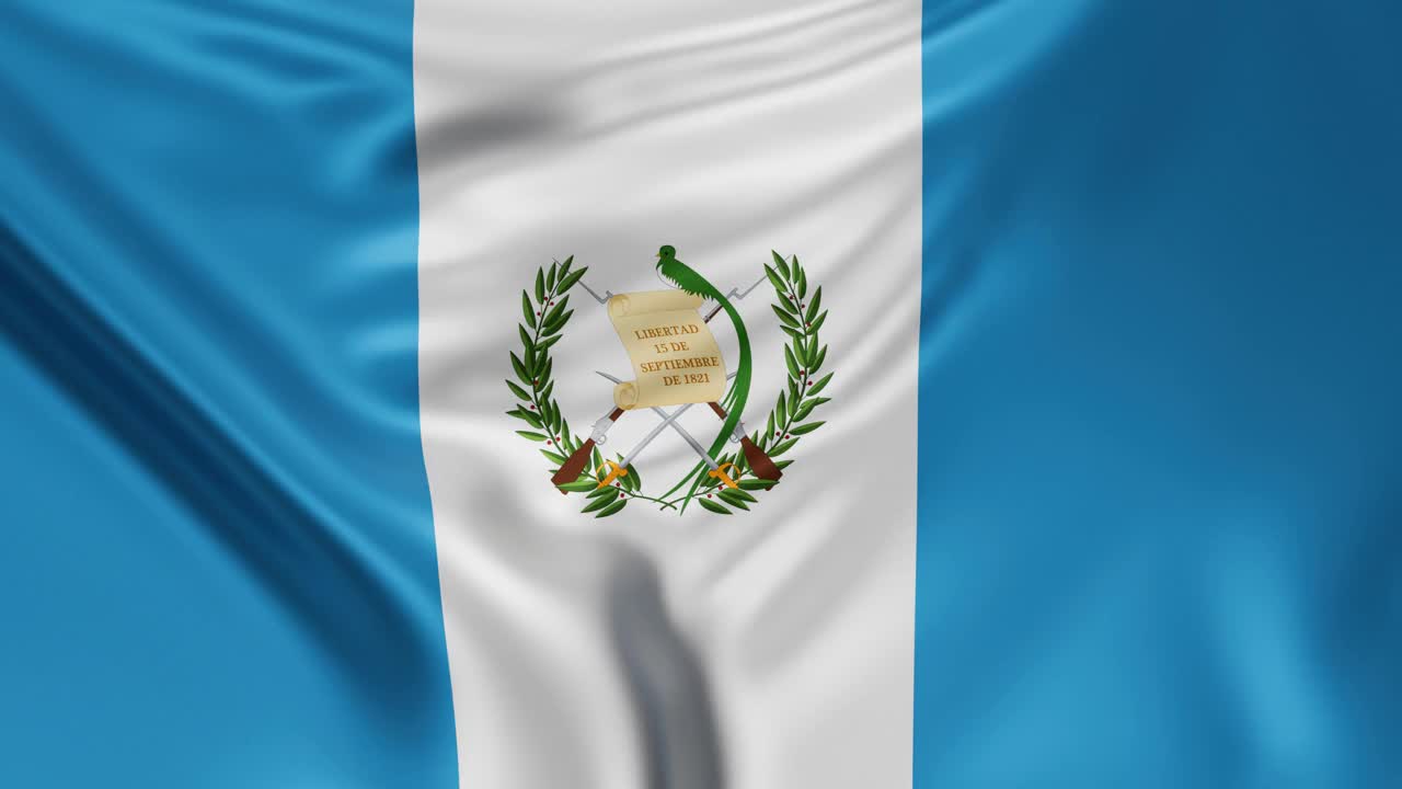 危地马拉的旗帜视频下载