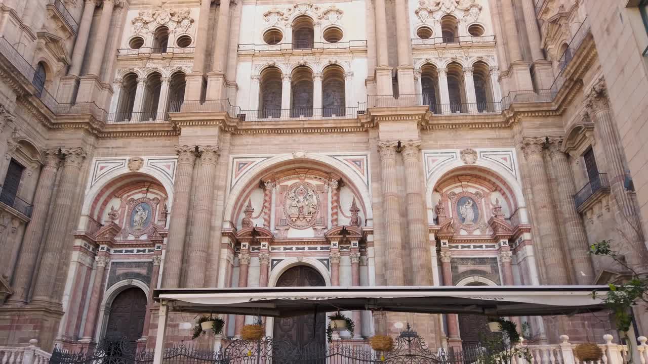 西班牙马拉加大教堂视频下载