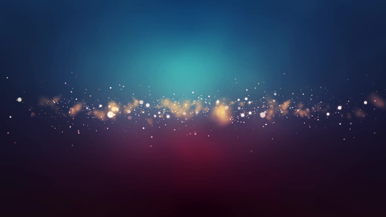 蓝红散景颗粒闪闪发光奖尘梯度抽象背景。视频下载
