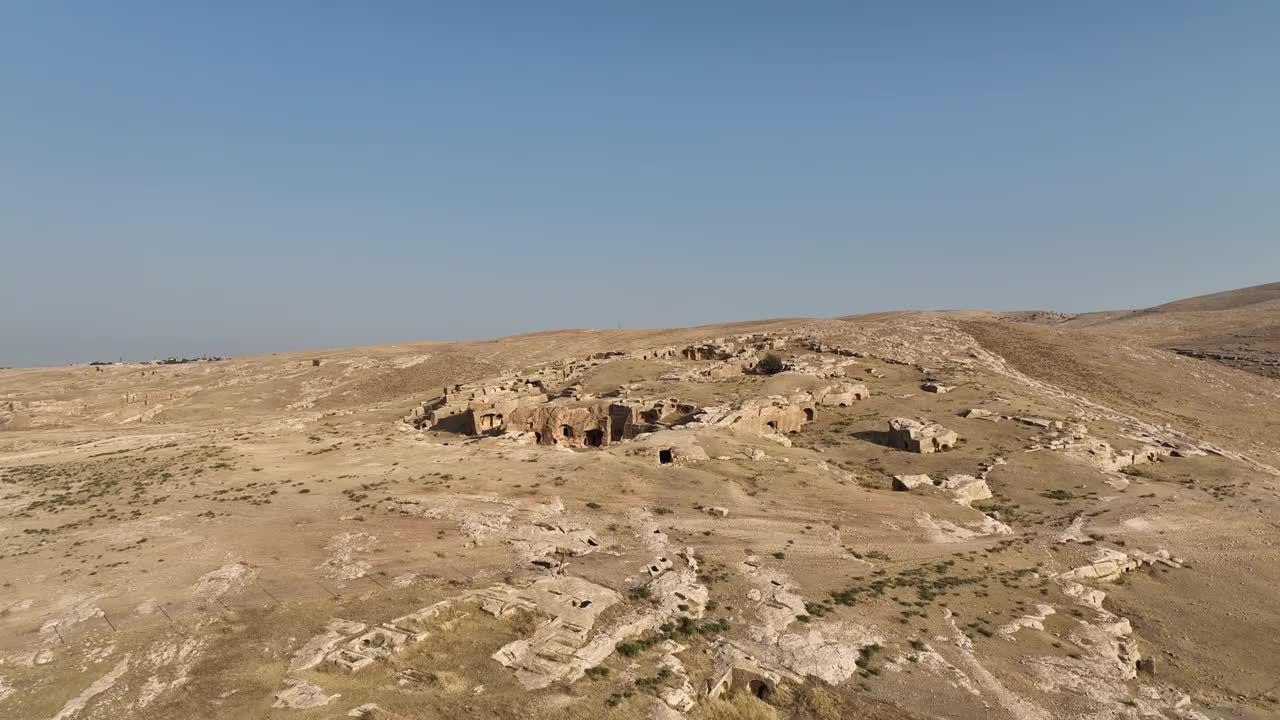 Dara Antique City (Dara Antik Şehri)无人机视频，Artuklu Mardin, Turkiye(土耳其)视频下载