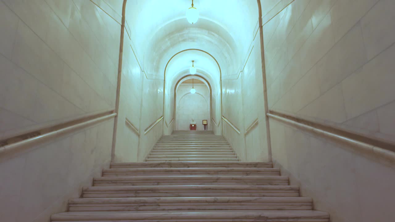 华盛顿特区的美国最高法院楼梯视频下载