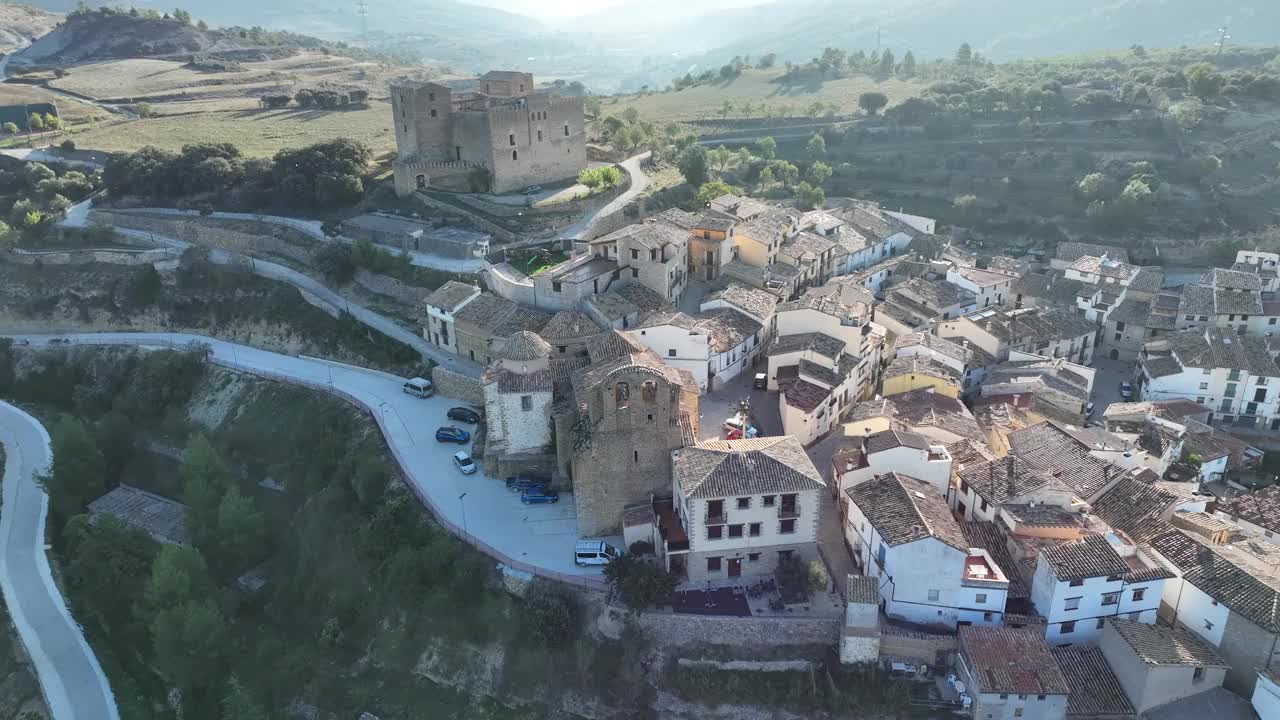 La Todolella村，Maestrazgo, Castellon省，瓦伦西亚社区，西班牙视频下载