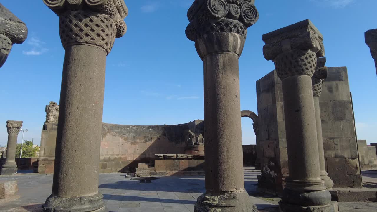 亚美尼亚Zwaltrotz教堂遗址，视频下载