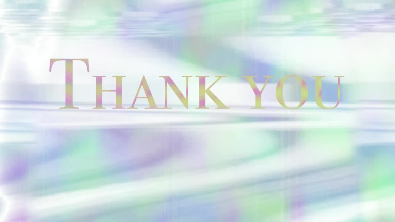 珍珠母贝背景上的“谢谢”字样。谢谢你！视频下载