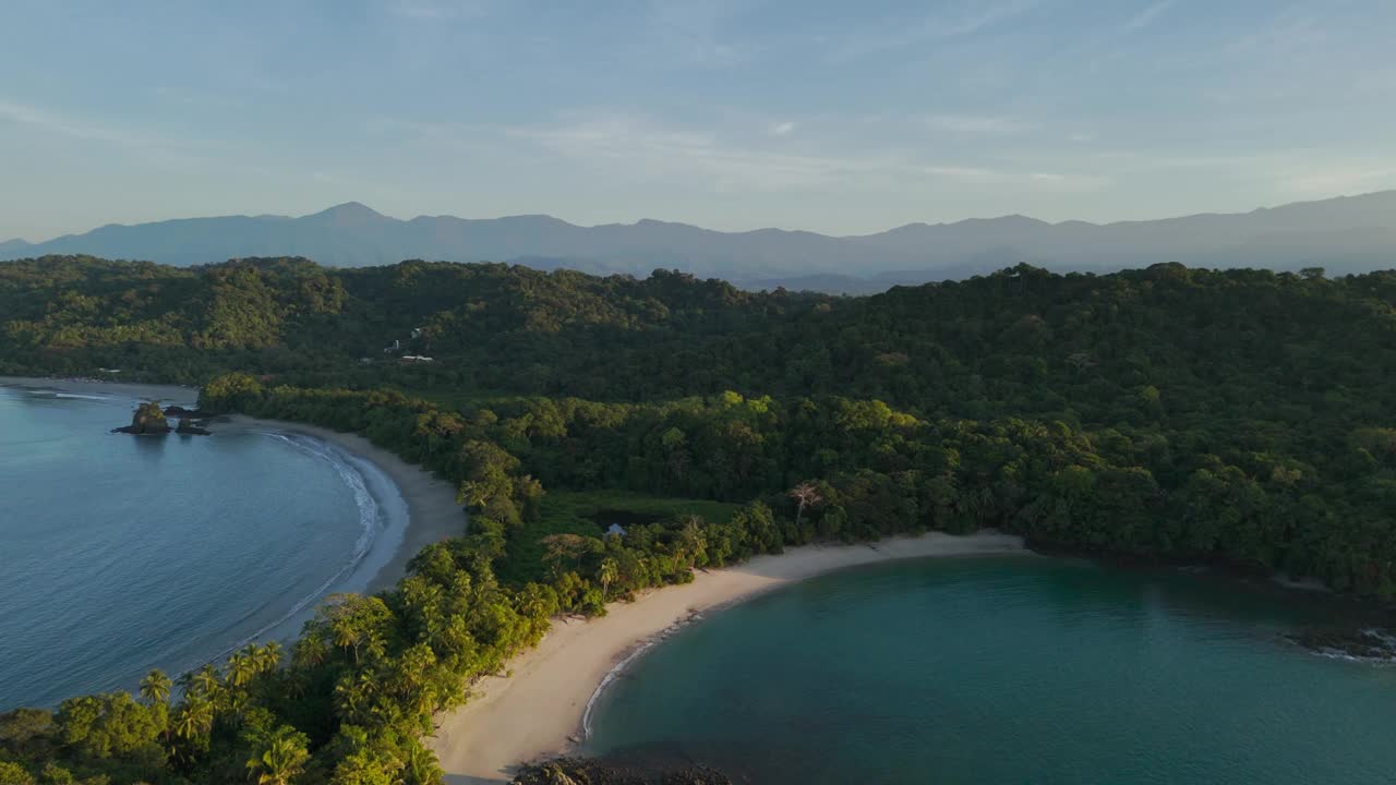 哥斯达黎加的曼努埃尔·安东尼奥国家公园视频下载