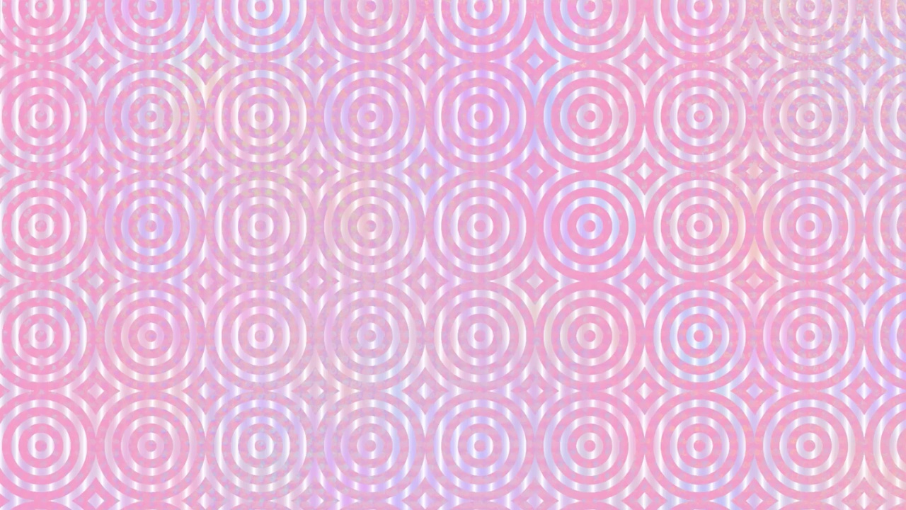 几何象棋背景在粉红色和全息的颜色视频下载