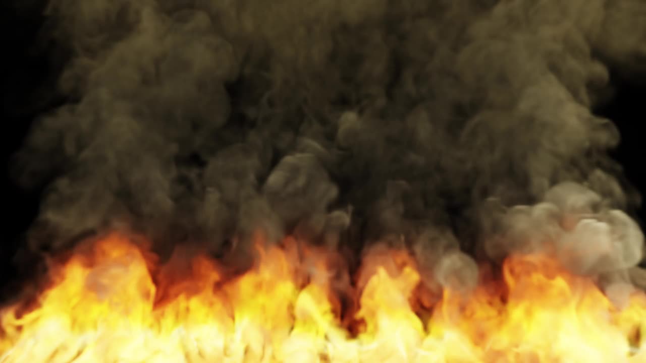 火背景循环效果动画视频下载