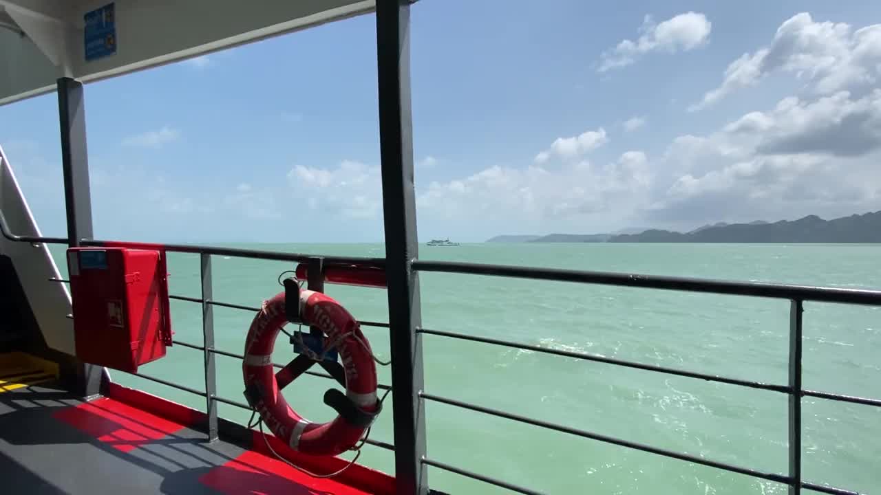 从渡轮上看苏梅岛视频下载