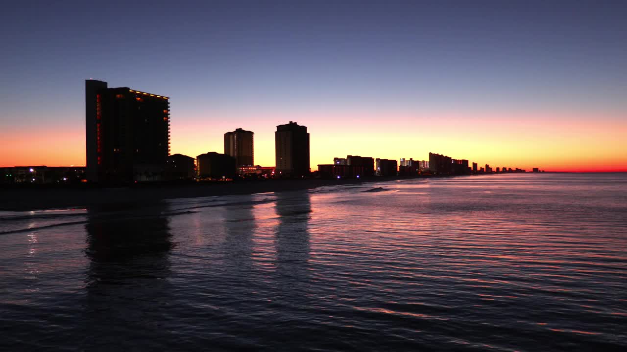 佛罗里达州的巴拿马城海滩视频下载