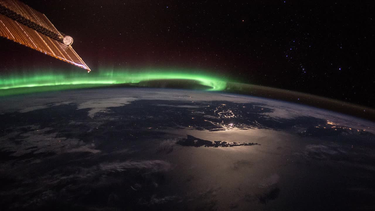 NASA国际空间站地球延时- 4K视频素材