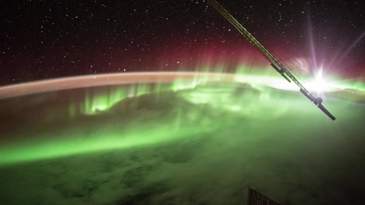 NASA国际空间站地球延时- 4K视频素材