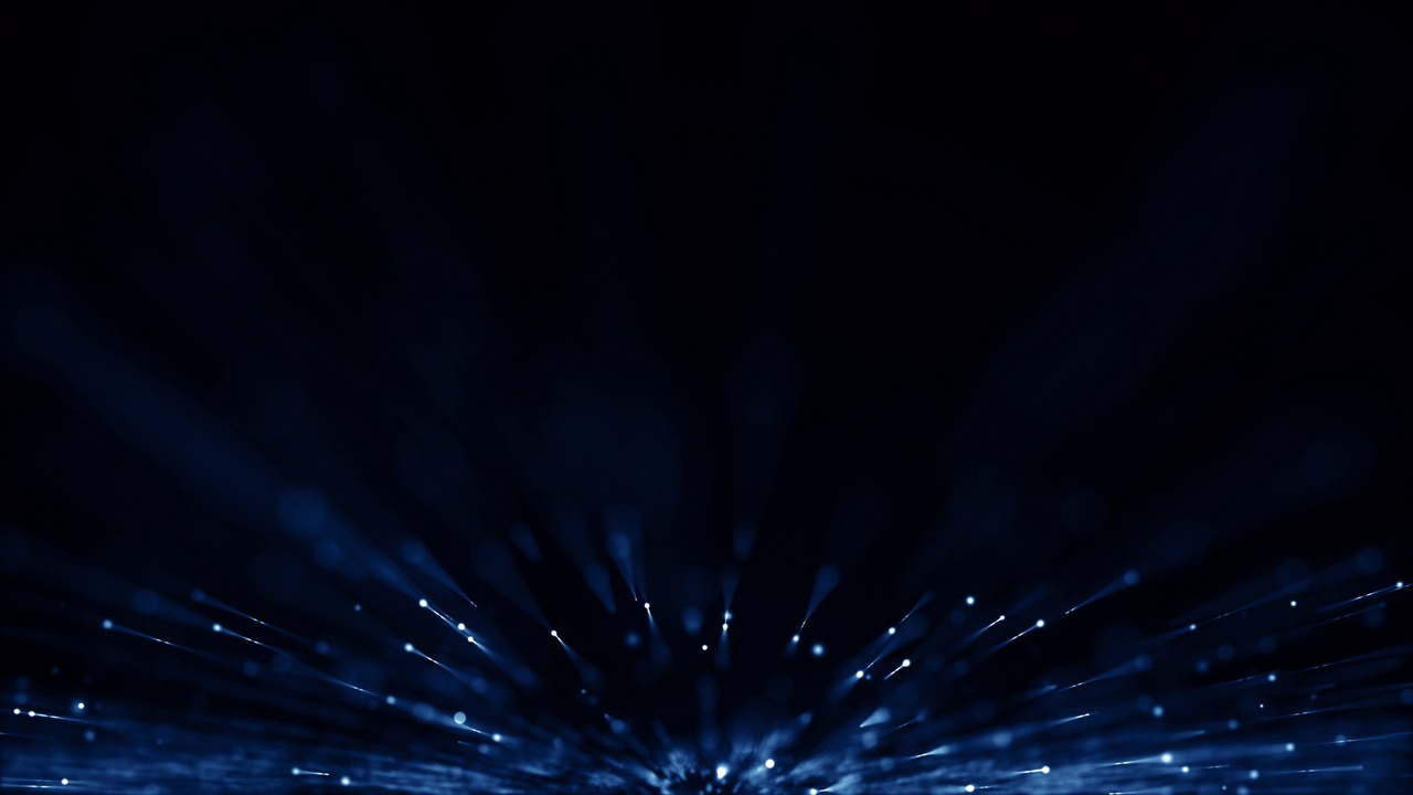 蓝色尘埃抽象光散景运动标题电影背景循环视频下载