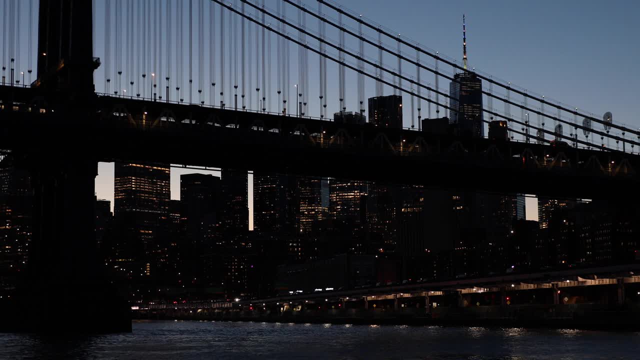 曼哈顿大桥地铁列车视频下载