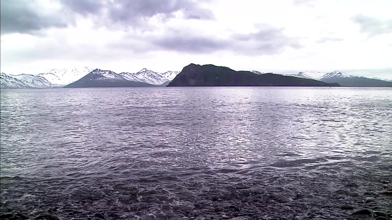大海和自然风光/堪察加半岛，俄罗斯视频下载
