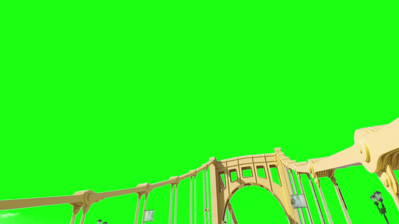 绿幕驾驶匹兹堡大桥视频下载