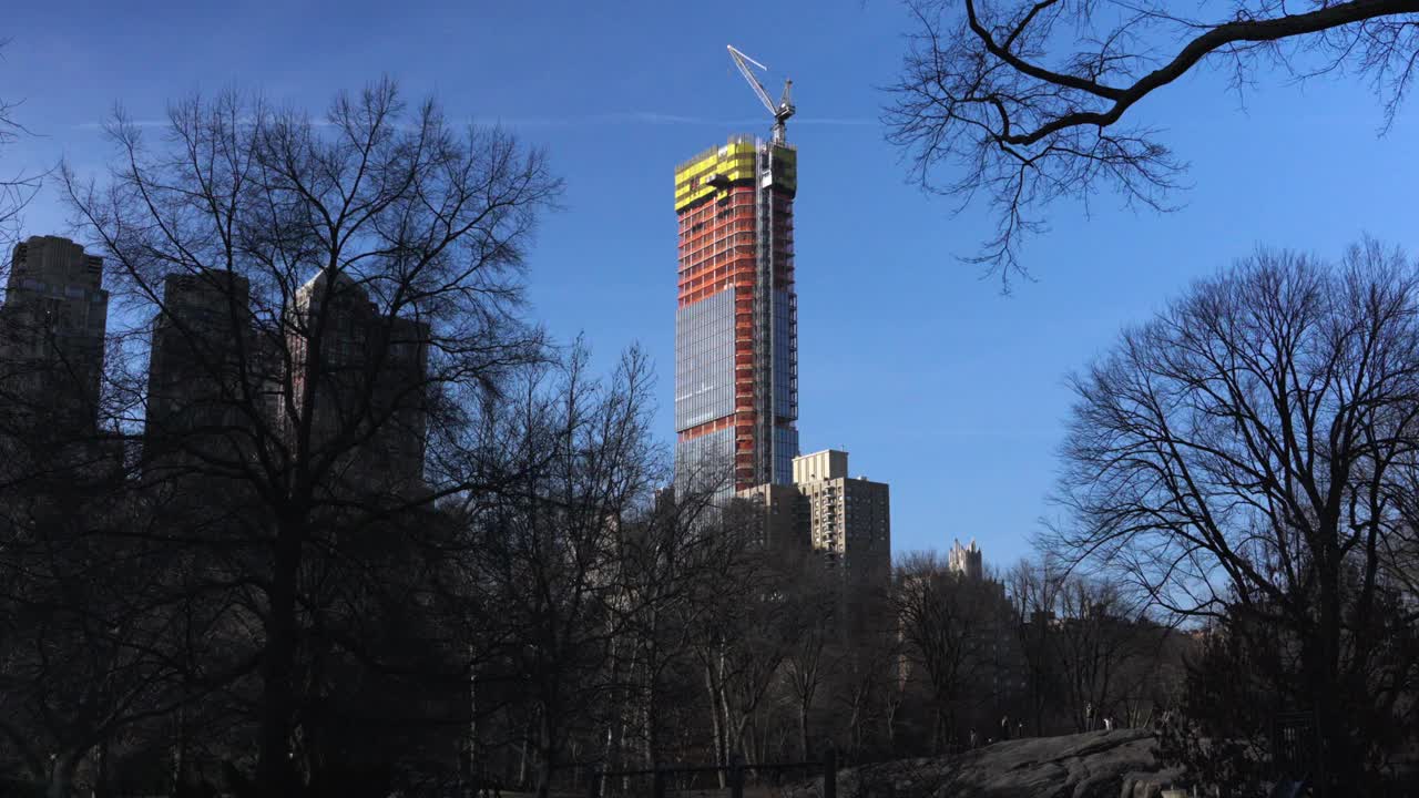 曼哈顿上西区的新建筑视频下载