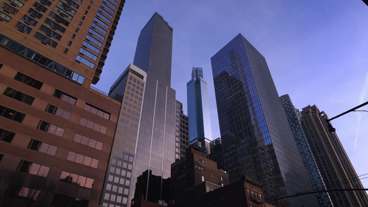 第8大道57街附近的高层建筑视频下载