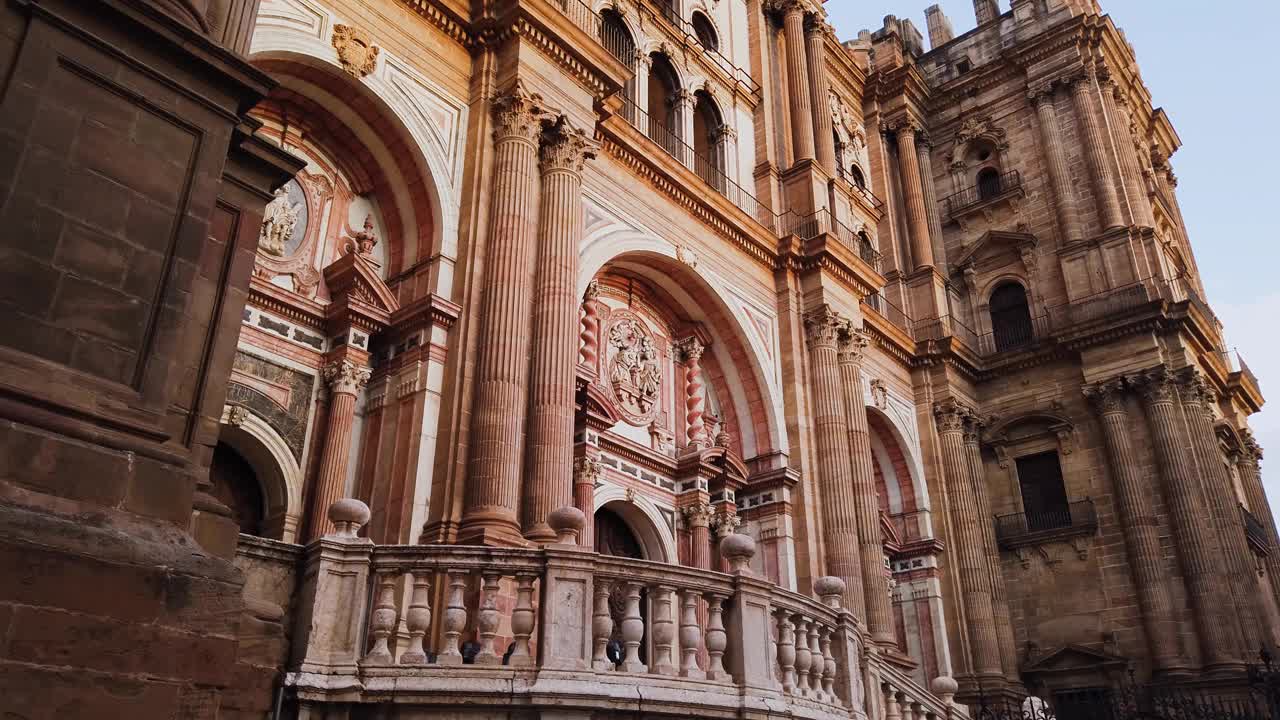 西班牙马拉加大教堂视频下载