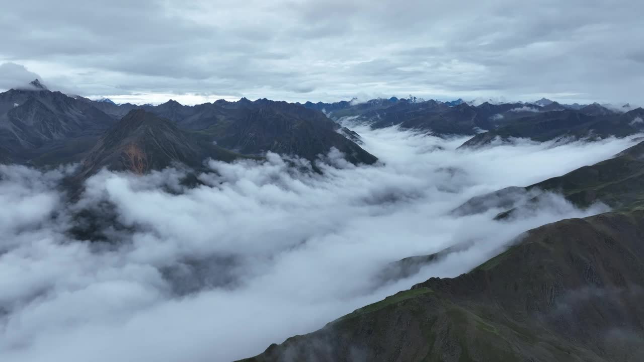 中国美丽的雾山景观视频下载