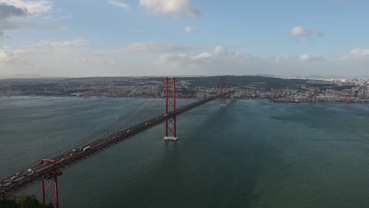 葡萄牙里斯本的大西洋海滩视频下载