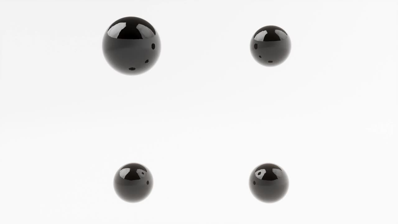 黑色元球在方块上移动视频下载