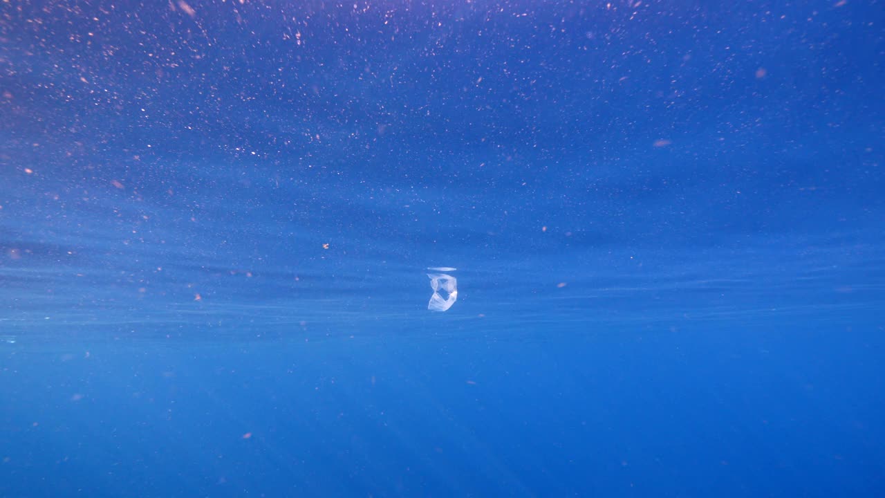 海洋污染:加勒比海的垃圾视频下载