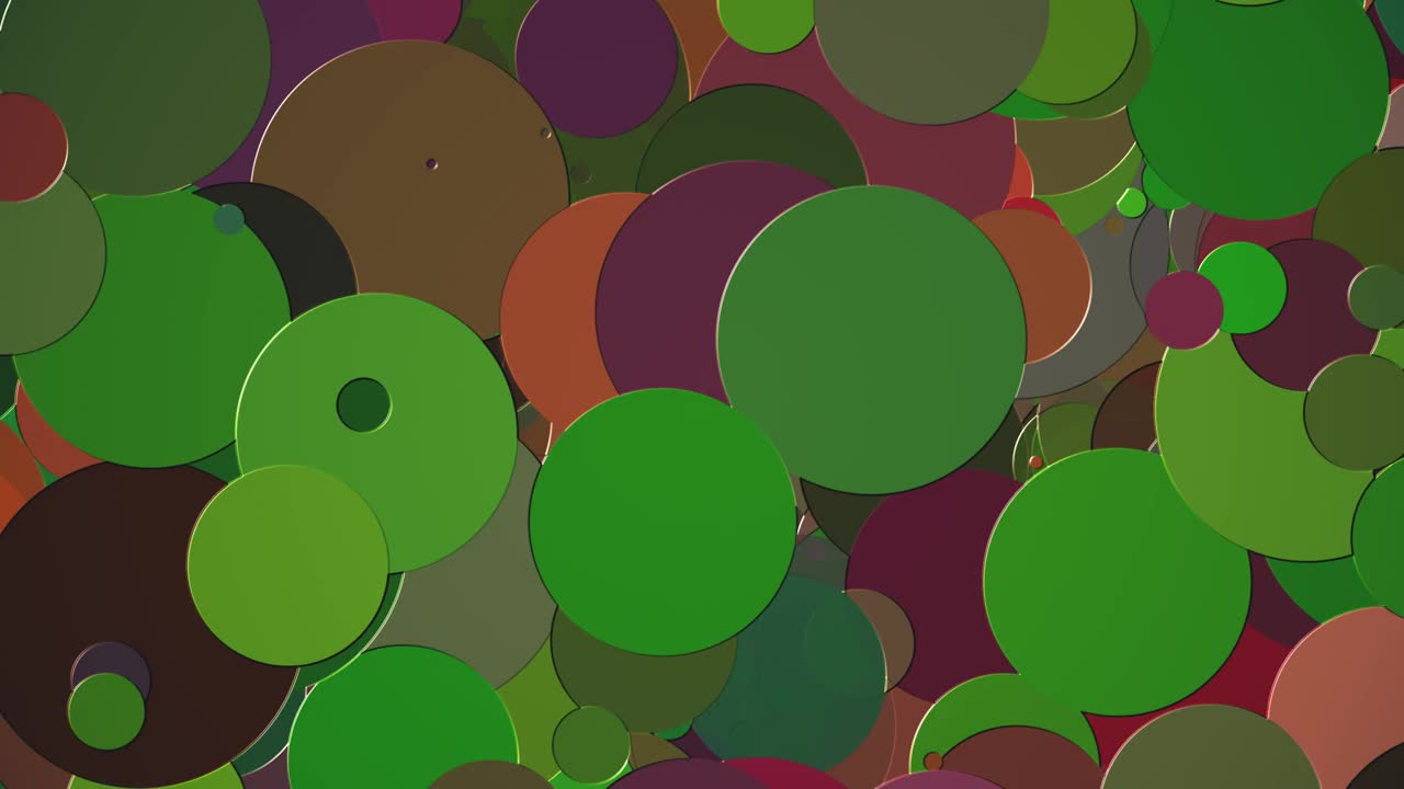 抽象的运动背景与五颜六色的圆圈视频下载